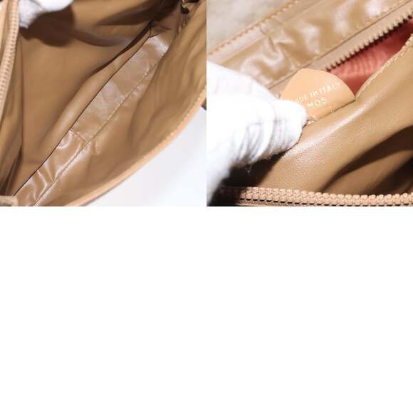 CELINE Macadam Canvas Hand Bag Beige Gold - Picture 13 of 13